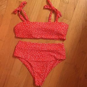 Red Polka Dot Bikini